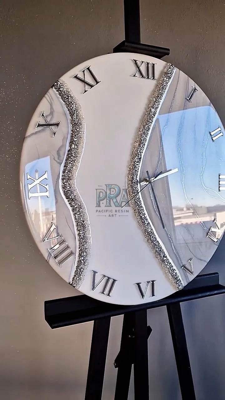 VortexTick Luxury Resin Wall Clock - Pacific Resin Art