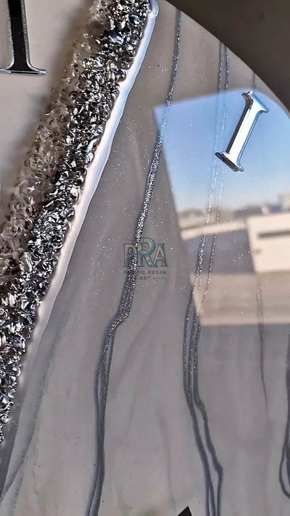 VortexTick Luxury Resin Wall Clock - Pacific Resin Art