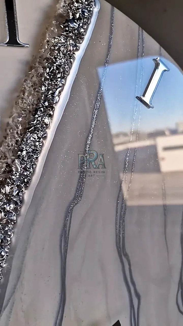 VortexTick Luxury Resin Wall Clock