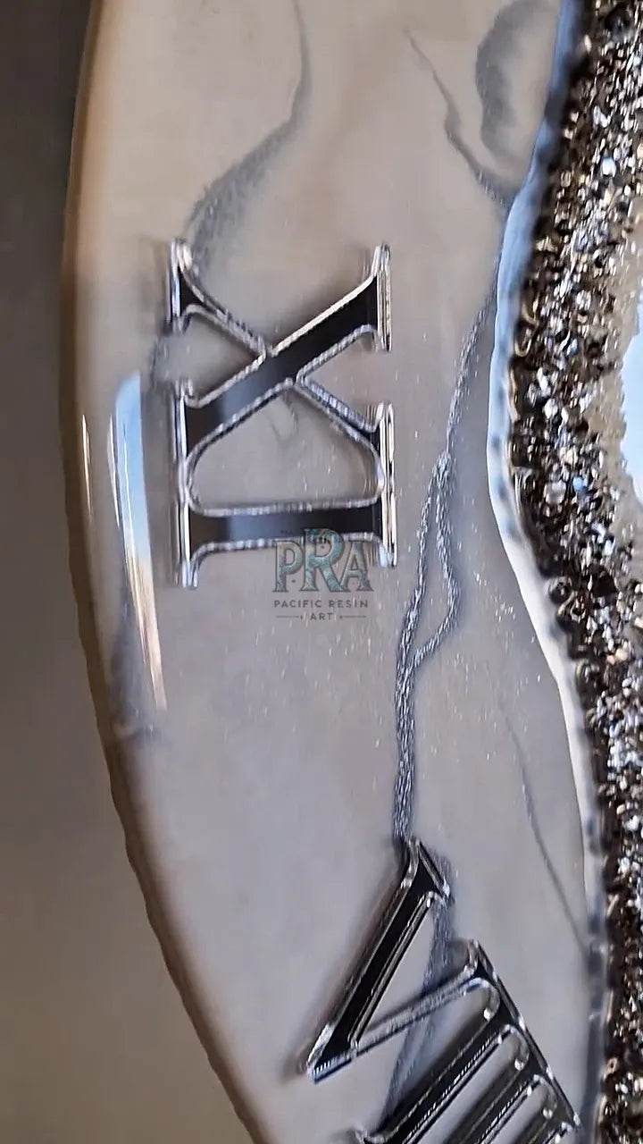 VortexTick Luxury Resin Wall Clock - Pacific Resin Art