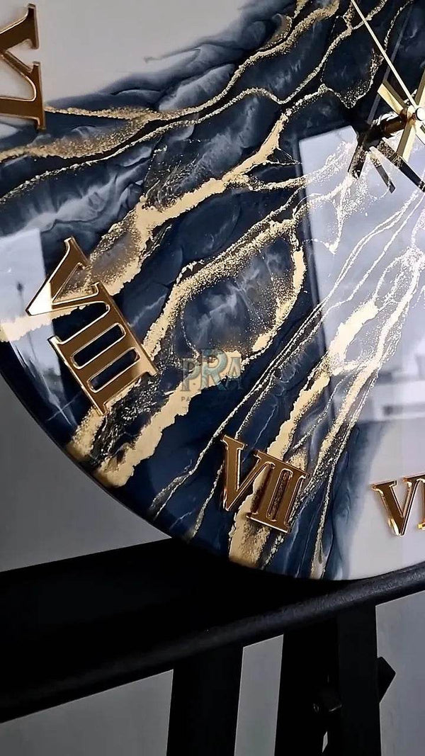 Fleeting Hour Resin Wall Clock