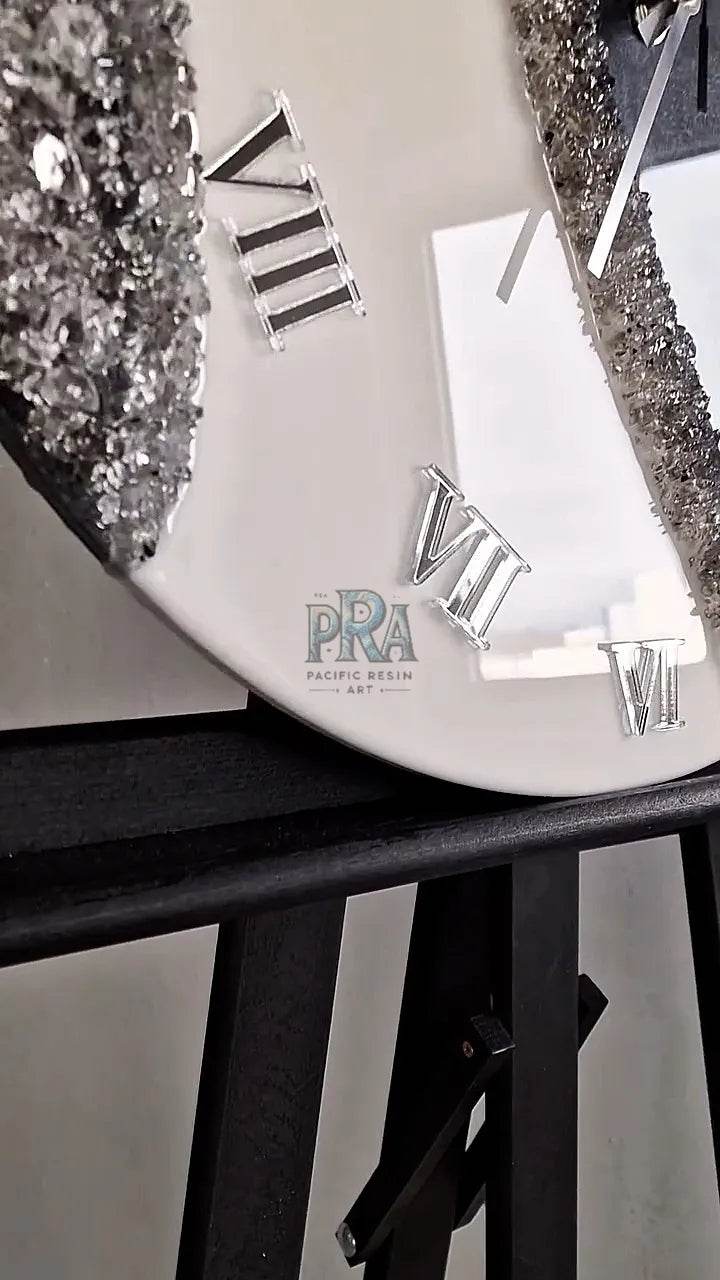 Cosmic Flow Resin Wall Clock - Pacific Resin Art