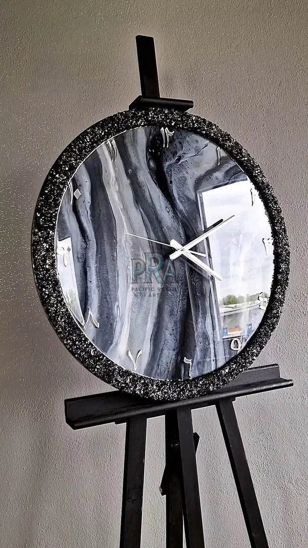 Hourglass Resin Wall clock For Home Decor