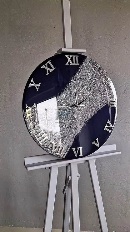 LiquidLuxe Resin Wall Clock | Modern Resin Decor - Pacific Resin Art