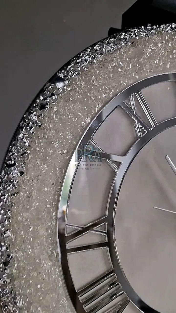 TwilightPulse Resin Wall Clock - Pacific Resin Art