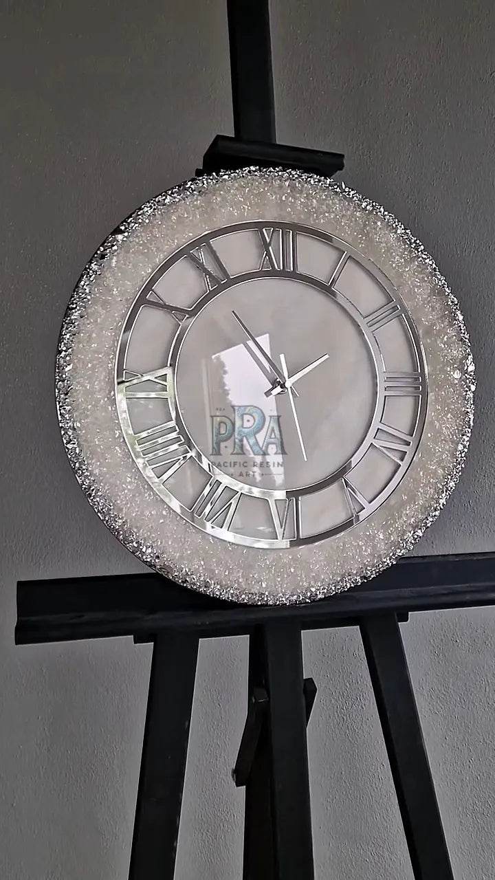 TwilightPulse Resin Wall Clock - Pacific Resin Art