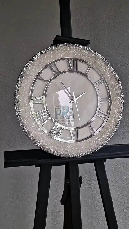 TwilightPulse Resin Wall Clock - Pacific Resin Art