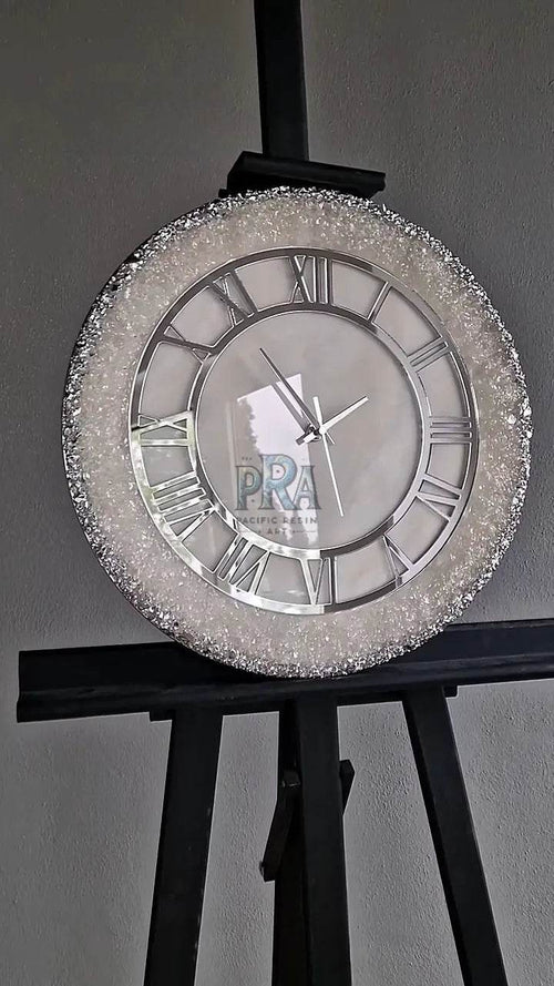 TwilightPulse Resin Wall Clock - Pacific Resin Art