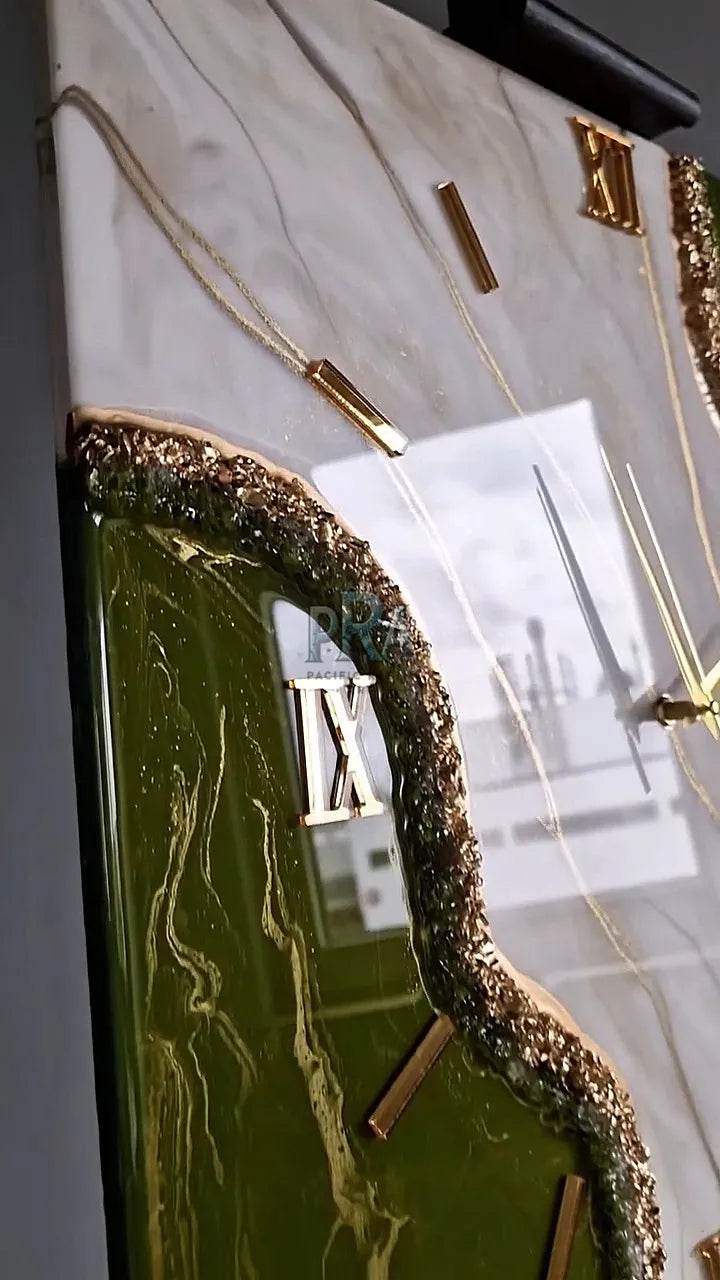 Infinite Ripple Resin Wall Clock - Pacific Resin Art