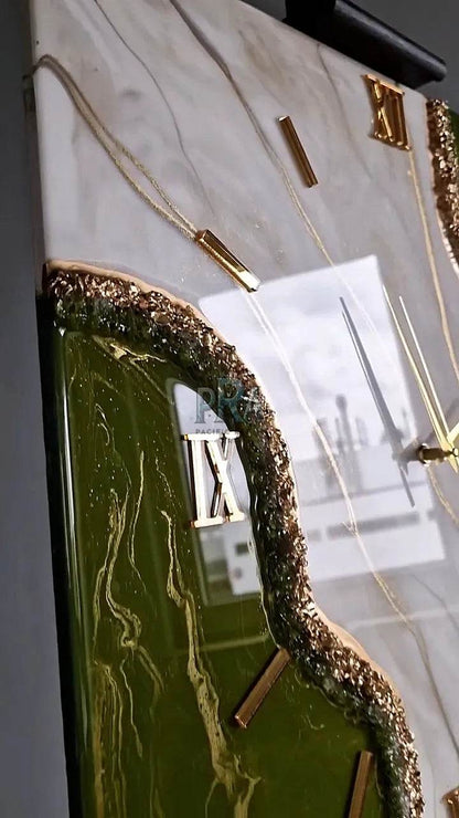 Infinite Ripple Resin Wall Clock - Pacific Resin Art