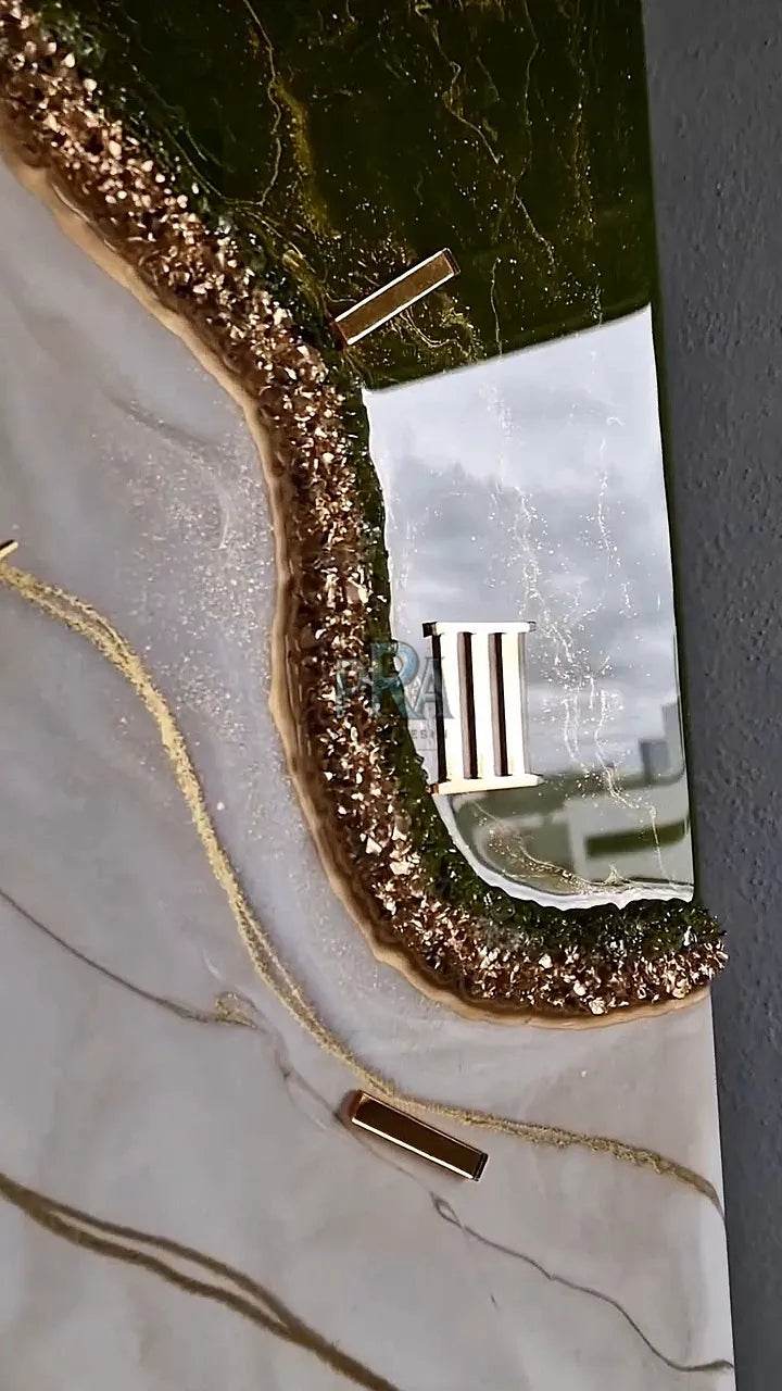 Infinite Ripple Resin Wall Clock - Pacific Resin Art