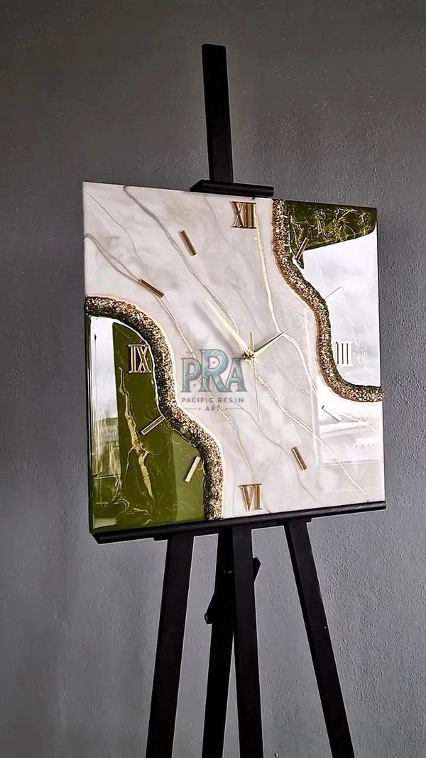 Infinite Ripple Resin Wall Clock