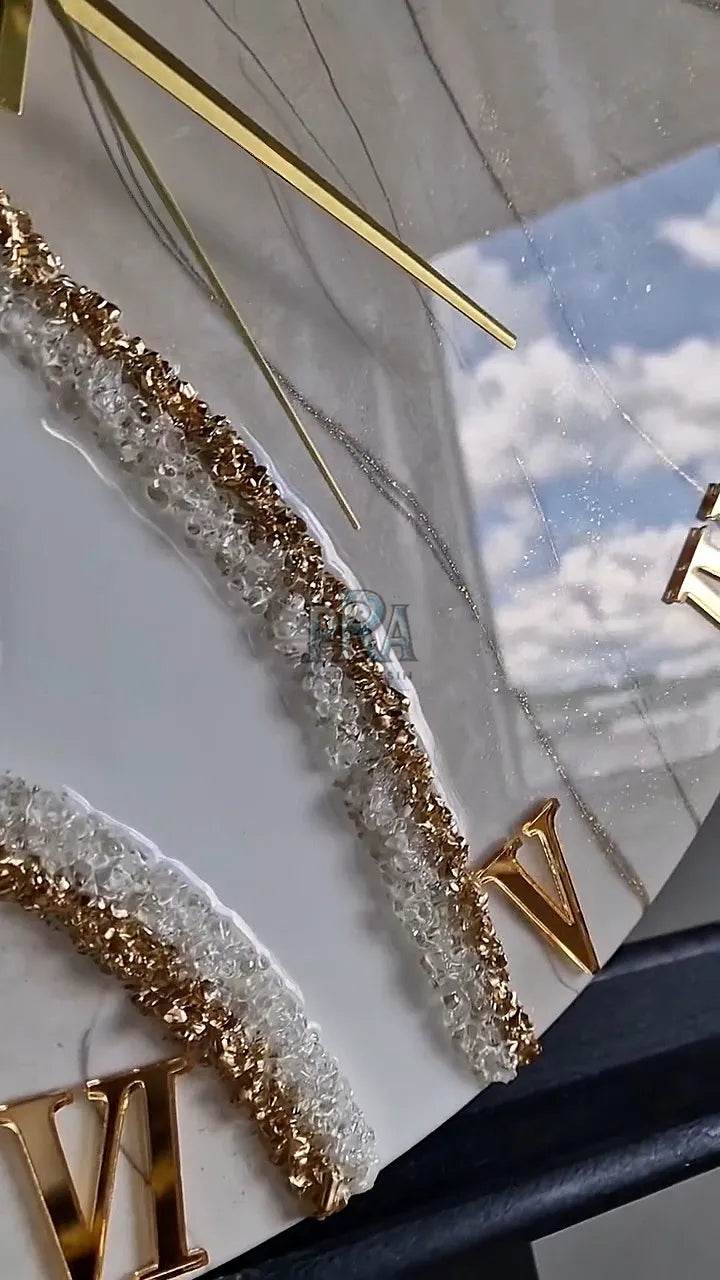 WhirlwindTime Resin Wall Clock - Pacific Resin Art