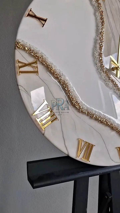 WhirlwindTime Resin Wall Clock - Pacific Resin Art