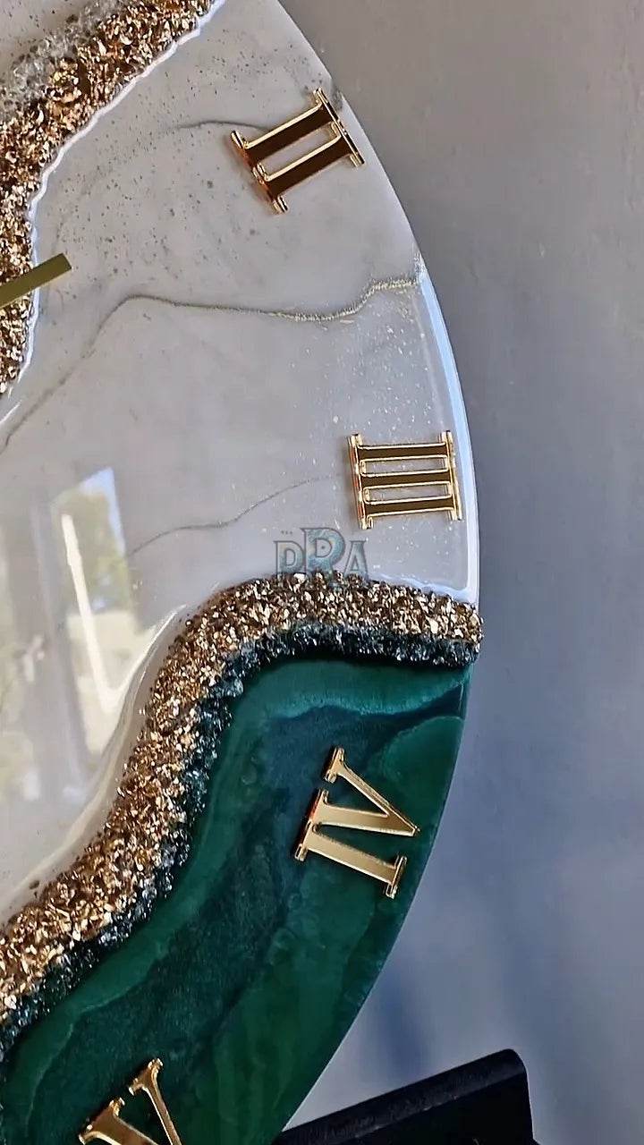 Lucid Moment Resin Wall Clock - Pacific Resin Art