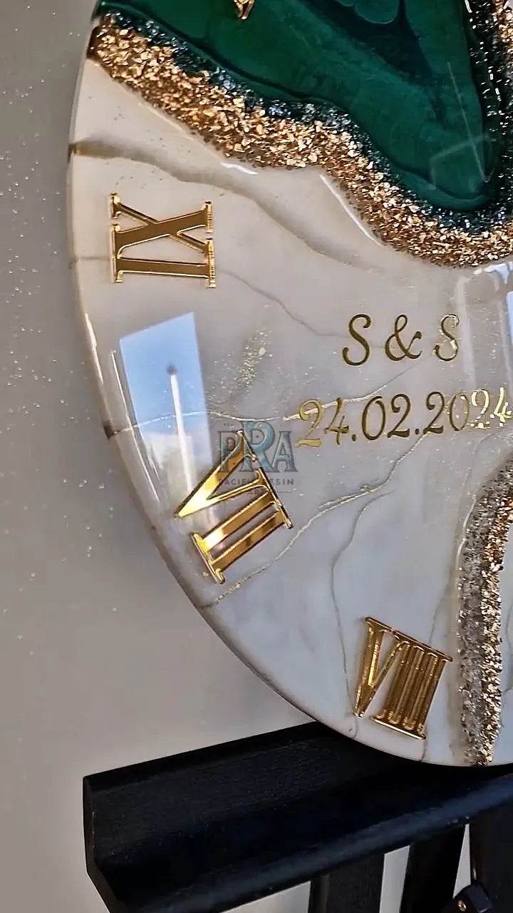 Lucid Moment Resin Wall Clock - Pacific Resin Art