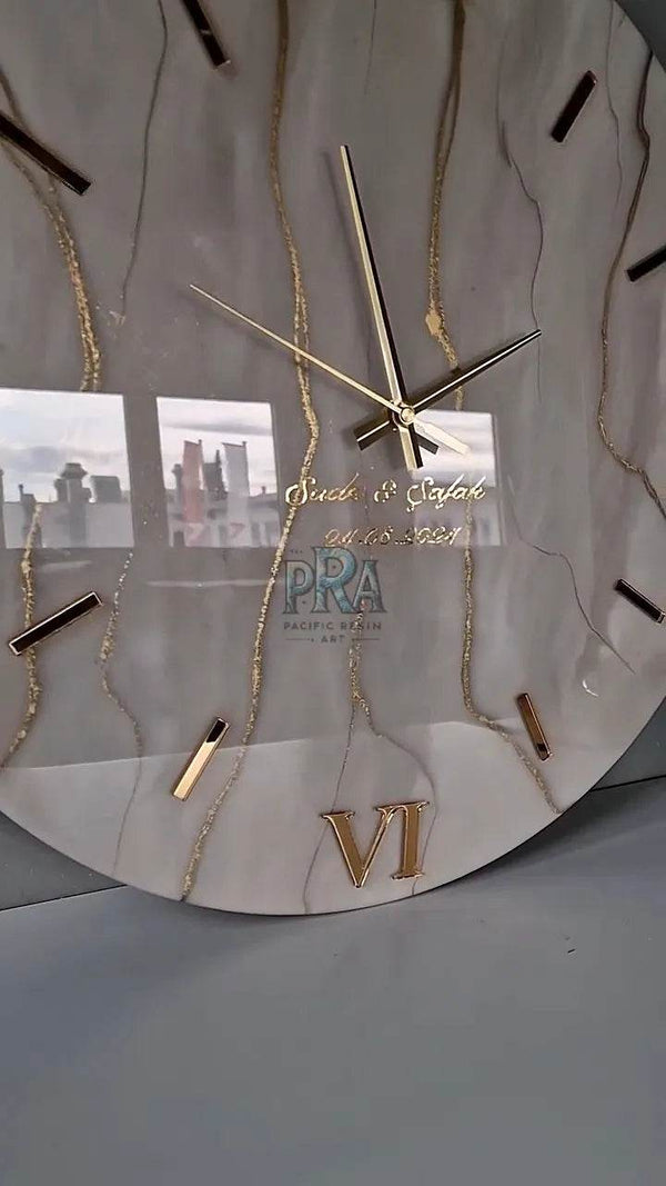 TideMark Luxury Resin Wall Clock