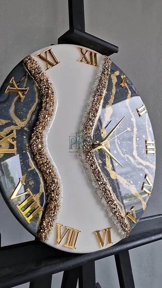Stellar Cycle Premium Resin Wall Clock - Pacific Resin Art