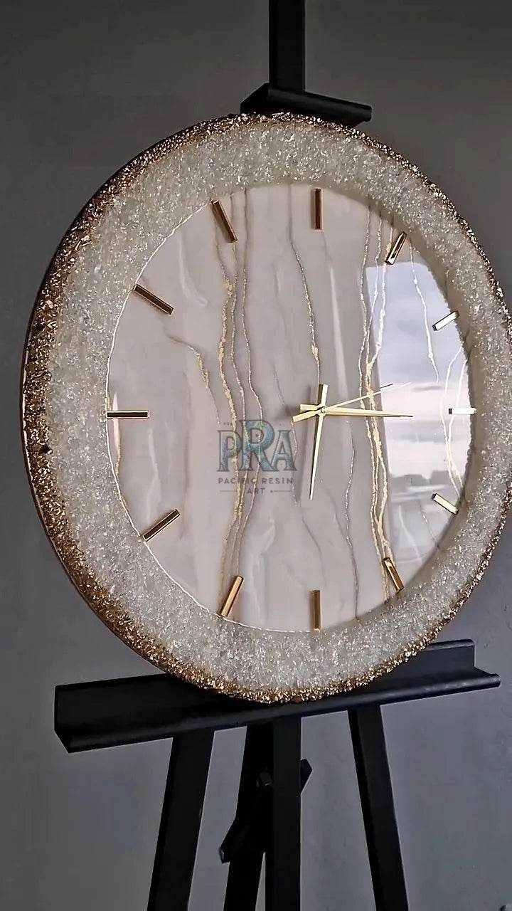 Epoch Drift Resin Wall Clock - Pacific Resin Art