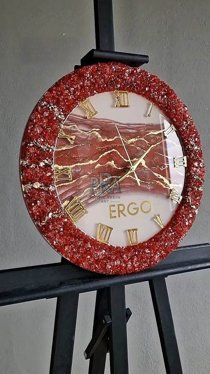 EonGlow Premium Resin Wall Clock - Pacific Resin Art