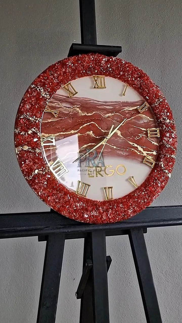 EonGlow Premium Resin Wall Clock