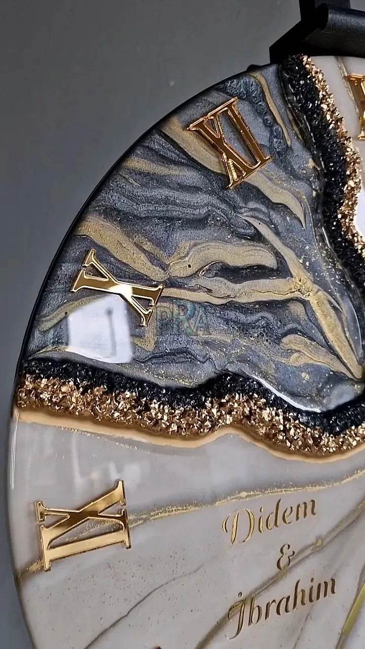 Mirage Moment Resin Wall Clock - Pacific Resin Art