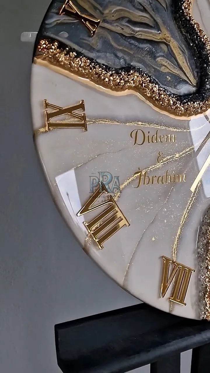 Mirage Moment Resin Wall Clock - Pacific Resin Art