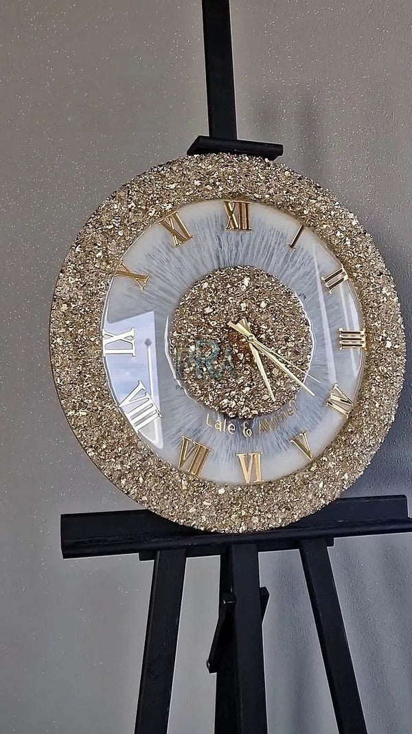 Harmonic Tides Luxury Resin Wall Clock