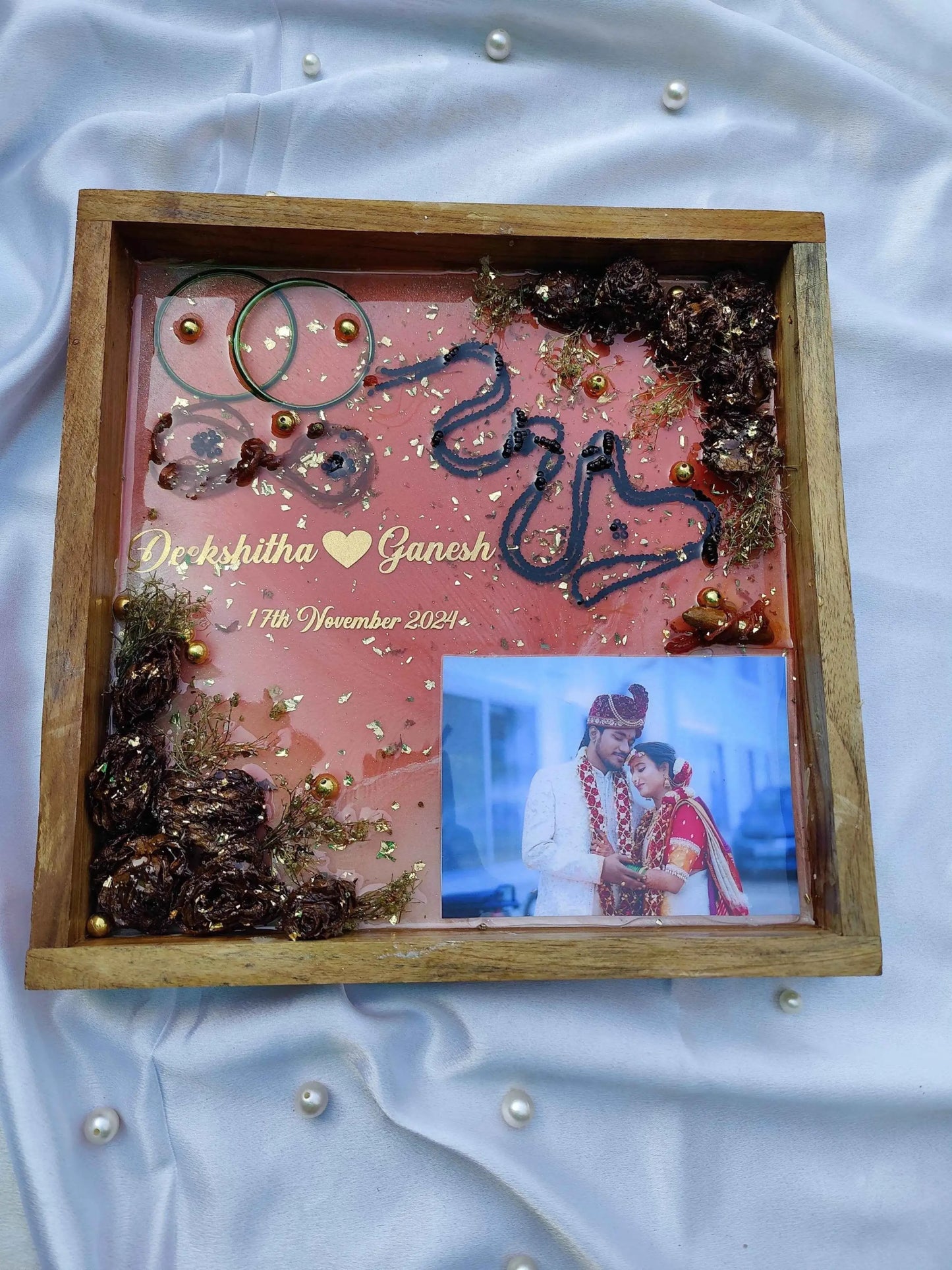 Roses & Bangles Resin Art Preservation - Pacific Resin Art