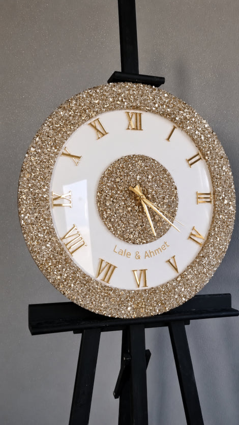 Harmonic Tides Luxury Resin Wall Clock