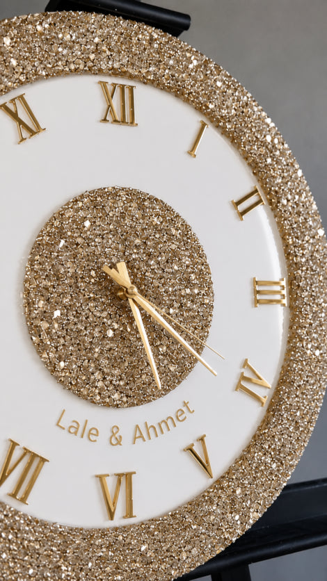 Harmonic Tides Luxury Resin Wall Clock
