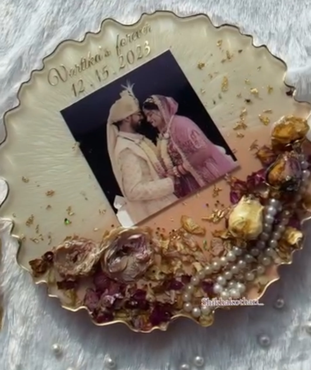 Varmala preservation frame personalization