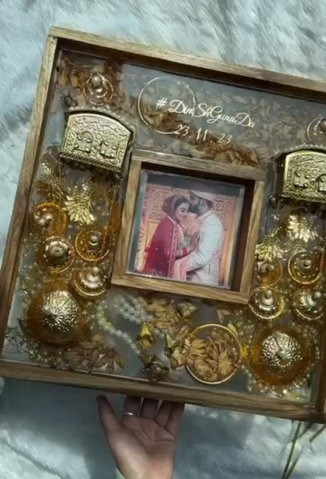 Varmala preservation frame personalization