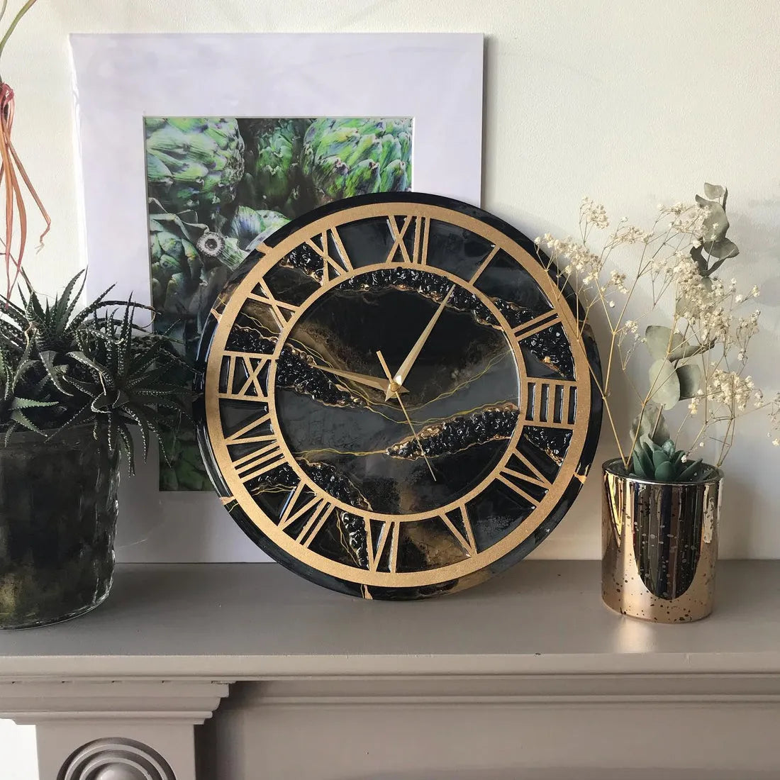 Serenity Premium Resin Wall Clock - Pacific Resin Art