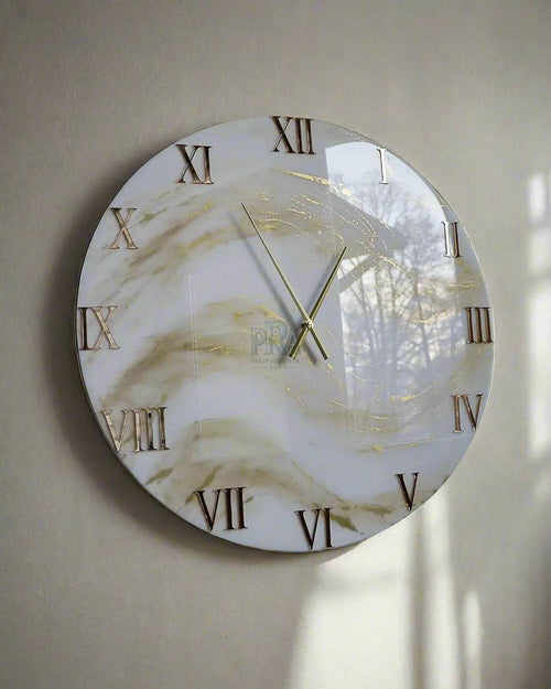 Arcadia Timepiece Resin Art Wall Clock - Pacific Resin Art