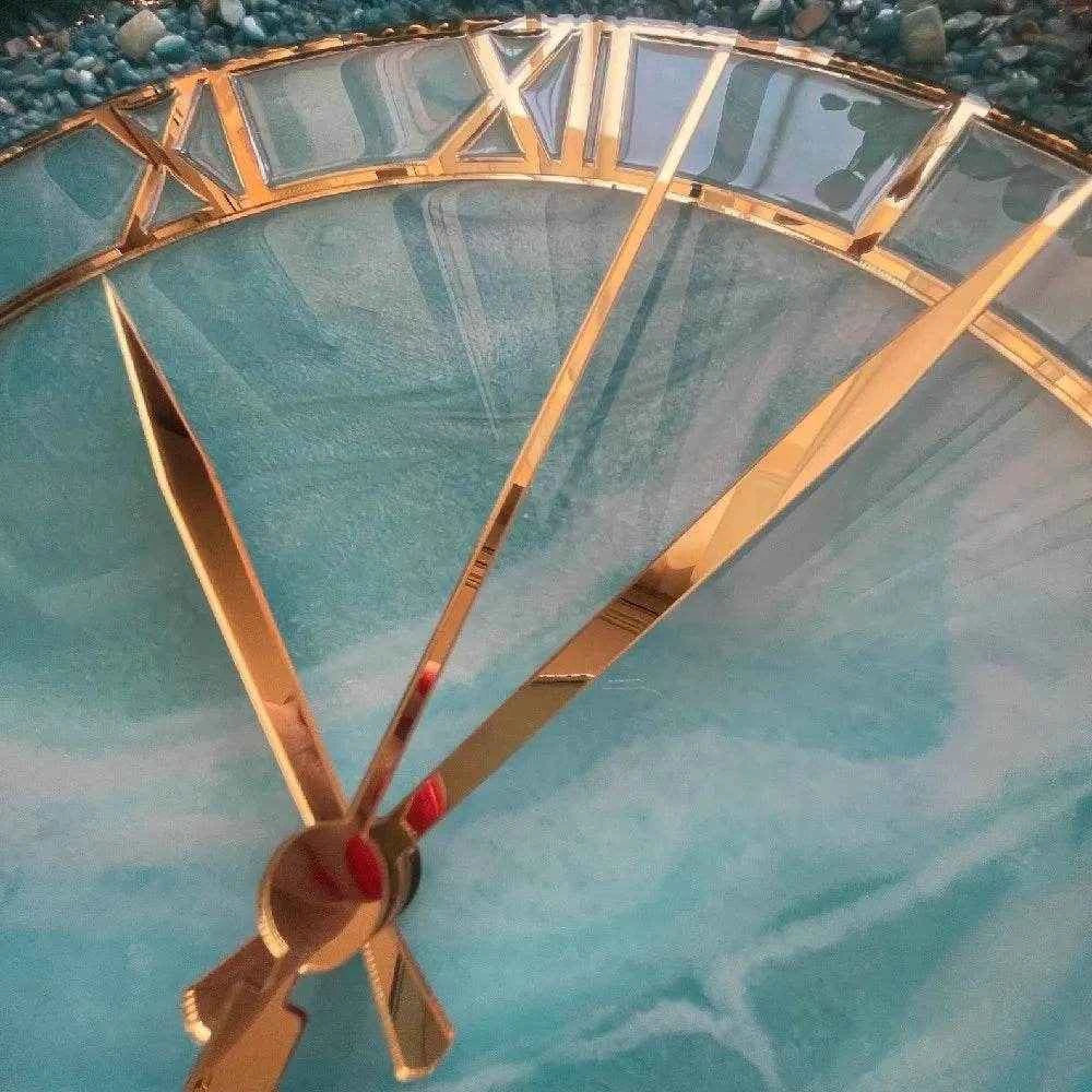 Sky Ring Resin Art Wall Clock For Decor - Pacific Resin Art