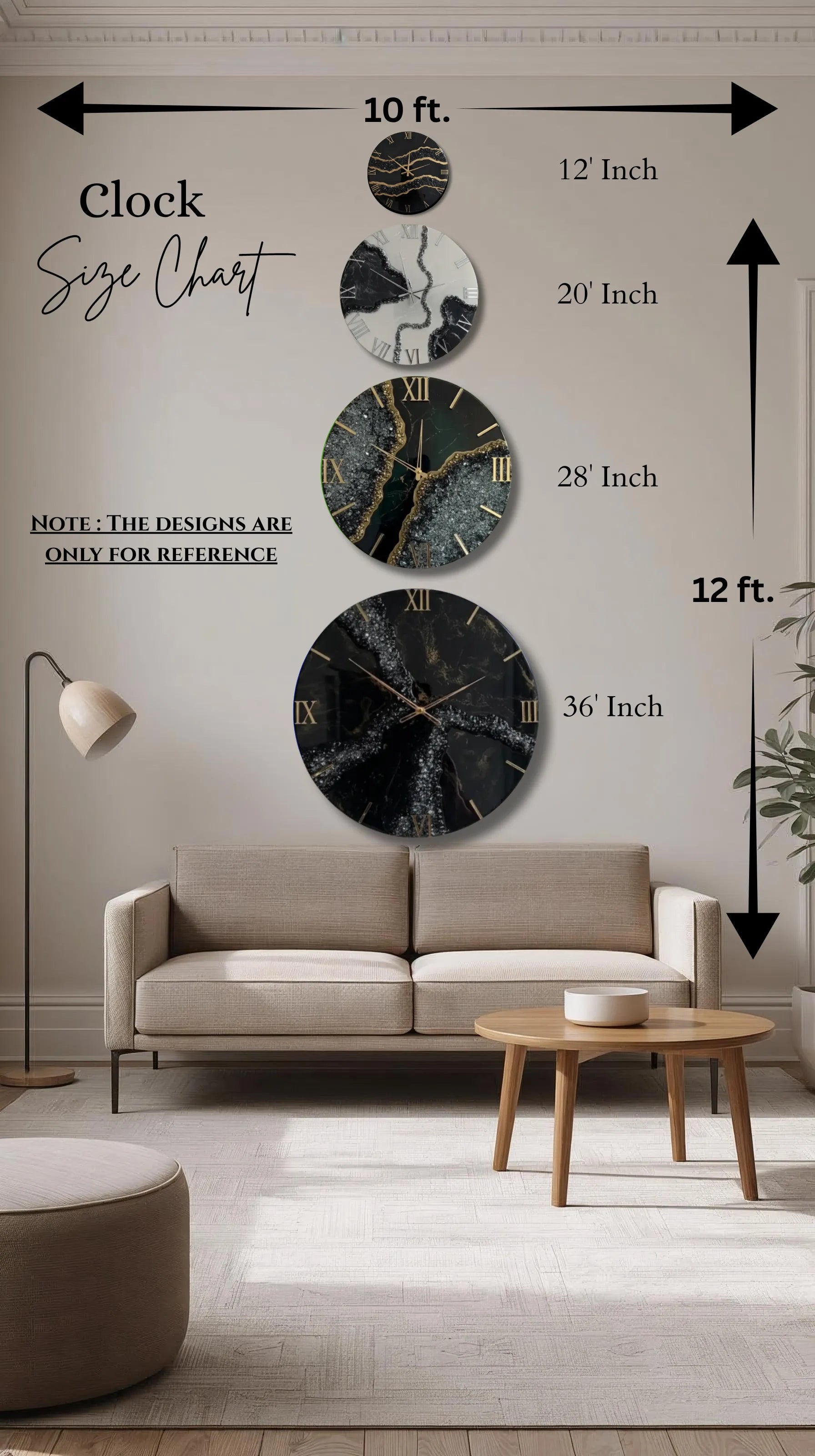 Nebula Time Resin Wall clock | Modern Wall Clock