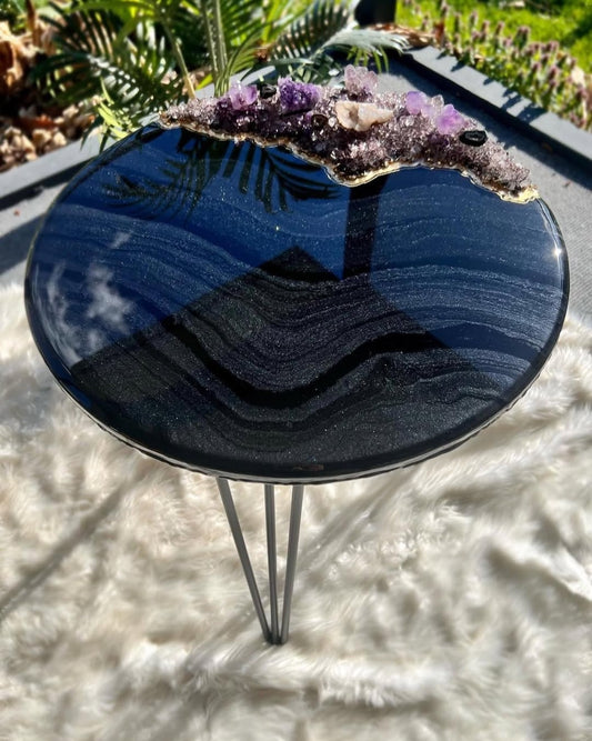 Prestige Veins Luxury Resin Coffee Table with legs - Pacific Resin Art