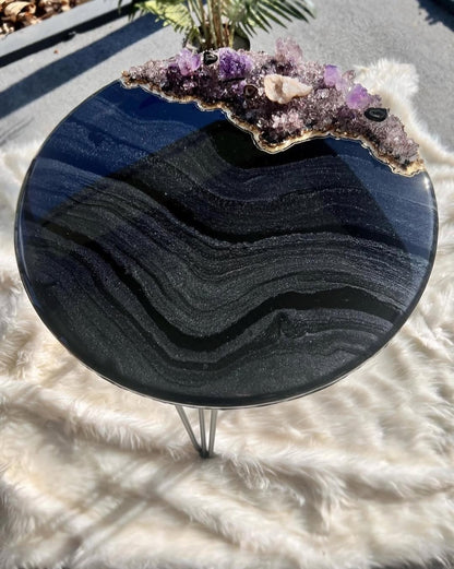 Prestige Veins Luxury Resin Coffee Table with legs - Pacific Resin Art