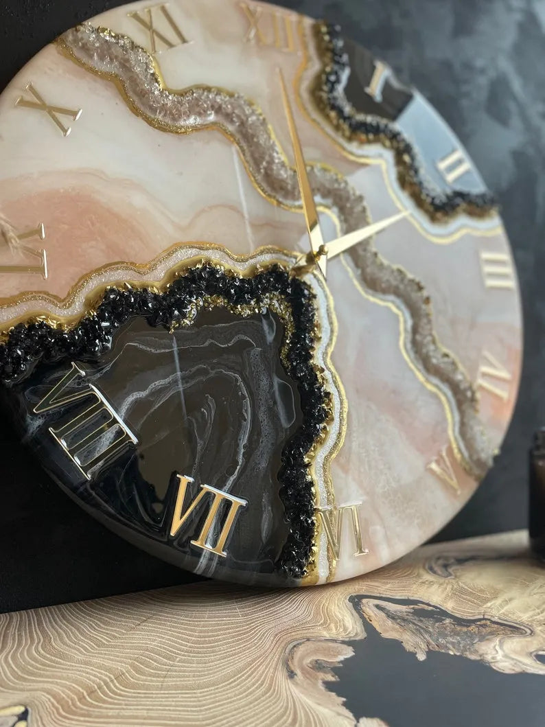 Radiance Premium Resin Wall Clock - Pacific Resin Art