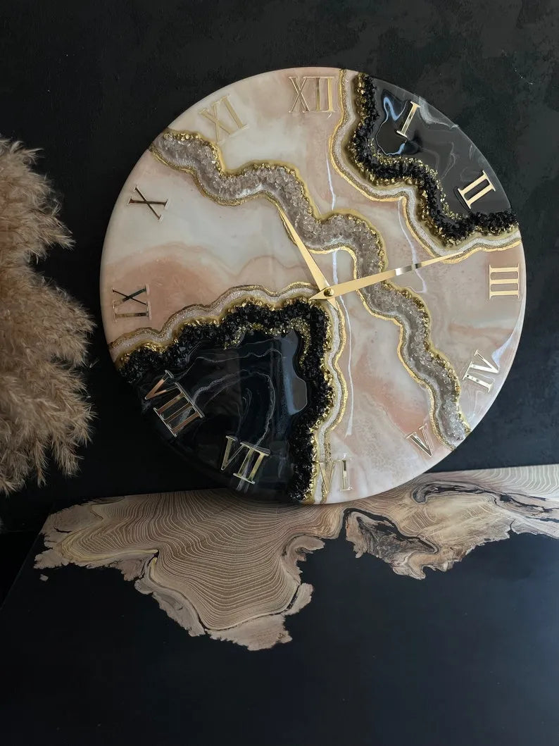Radiance Premium Resin Wall Clock - Pacific Resin Art
