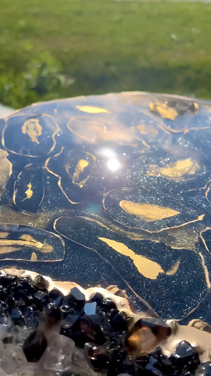 Moonlit Tide Epoxy Resin Coffee Table - Pacific Resin Art