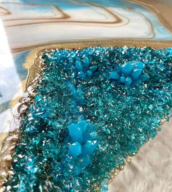 Luxe Horizon Epoxy Resin Coffee Table