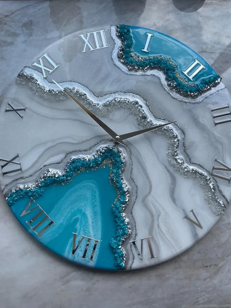 Twilight Stone Premium Resin Wall Clock - Pacific Resin Art