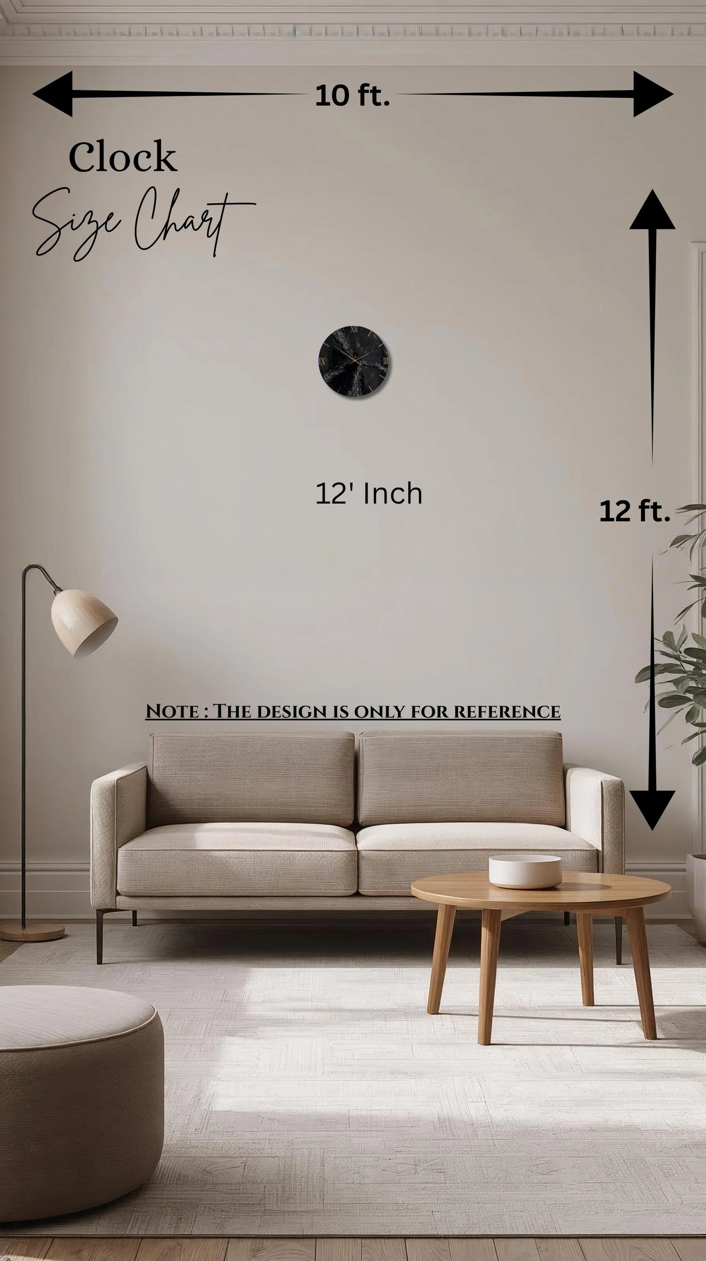 PrismHaven Resin Wall Clock | Modern Wall Clokc