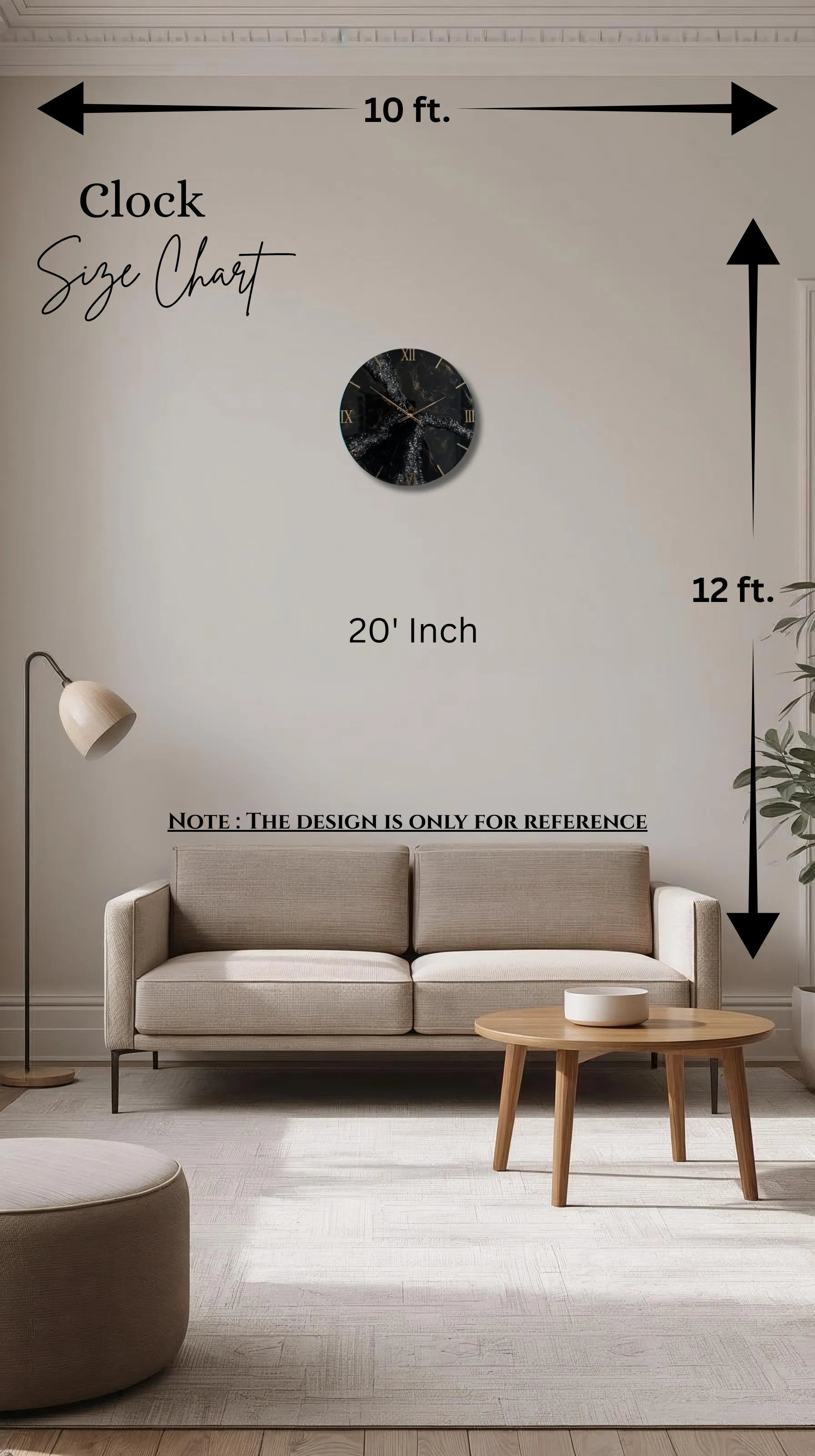 Nebula Time Resin Wall clock | Modern Wall Clock