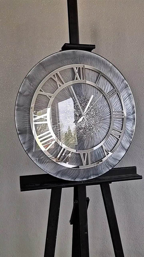 Galaxy Lines Ring Resin Wall Clock - Pacific Resin Art
