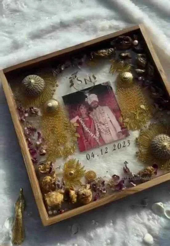 Wedding Ornaments & Varmala preservation for Lifetime - Pacific Resin Art