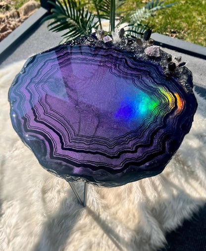 Prestige Horizon Handcrafted Resin Coffee Table with legs - Pacific Resin Art