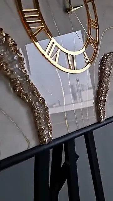 Eucalyptus Grove Rectangle Resin Wall Clock - Pacific Resin Art